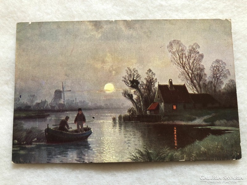 Antik, régi képeslap                                -3.