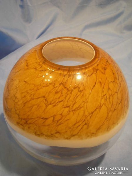 N19 antique villeroy & boch 1741 sphere vase ornament glass 1330 gr rarity