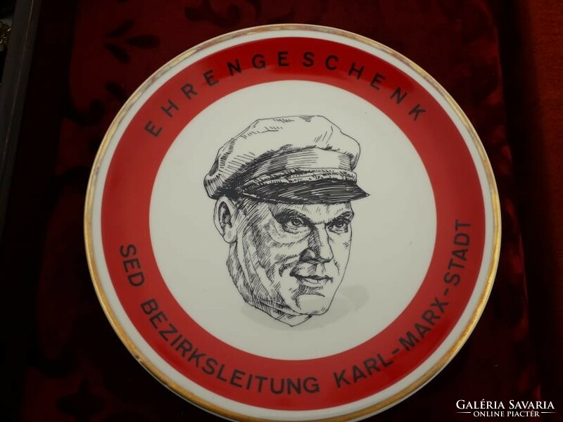 Ndk-ddr. Commemorative plate / 25 years of existence.