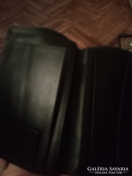 Classic elegant large flat wallet file holder