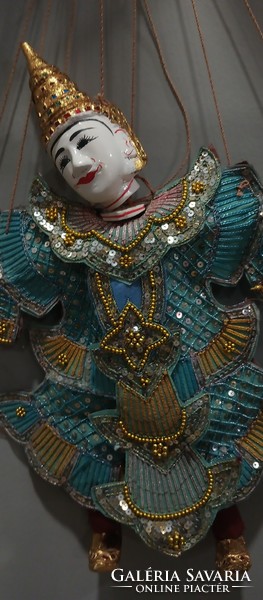 Indonéz táncos marionett bábú szép díszes.Alkudható.