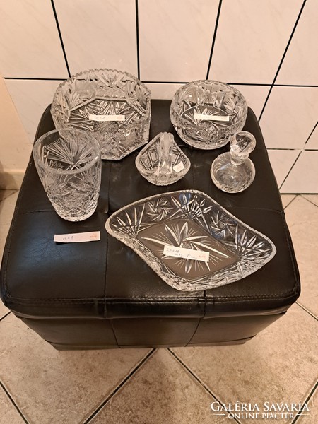 Párád crystal glass vase, centerpiece, basket, liqueur.