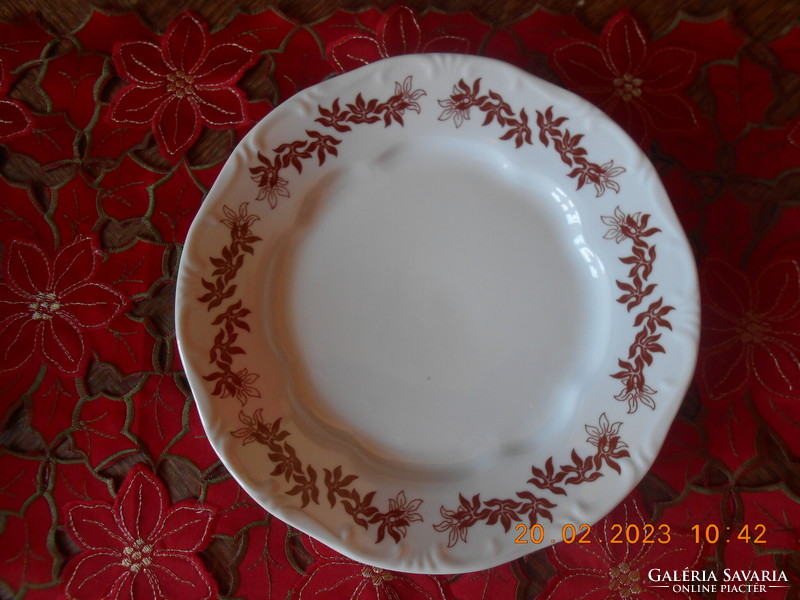 Zsolnay baroque flat plate