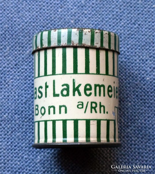 Kautschuk Heftpflaster Bonnaplast Lakemeier A.-G. régi gumi ragasztószalag kötszer eredeti fém doboz