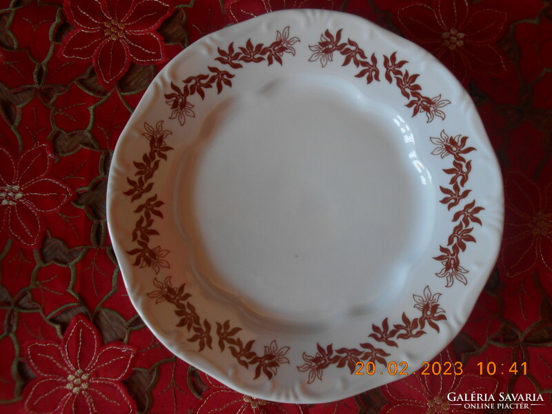 Zsolnay barokk lapos tányér