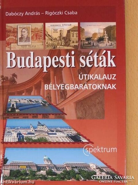 András Dabóczy, Csaba Rigóczki: Budapest walks - travel guide for stamp lovers (r)