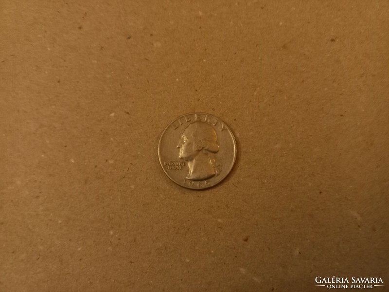 1965-ös quarter dollár 25 cent