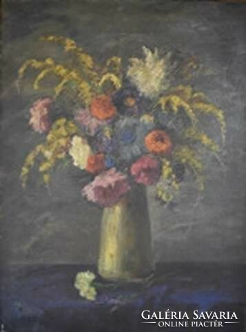 ZÁHONYI GÉZA (1889 - ?) Virág csendélet