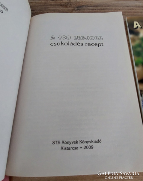 100 Best - chocolate recipe, game food recipe, recipe for gourmets - 3 cookbooks