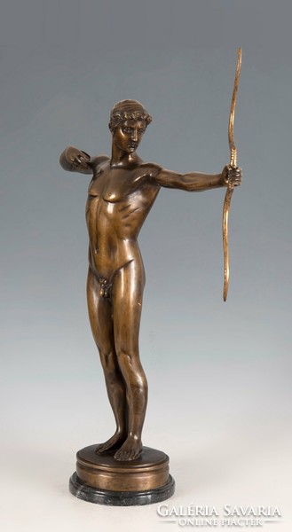 Bronze archer statue - 