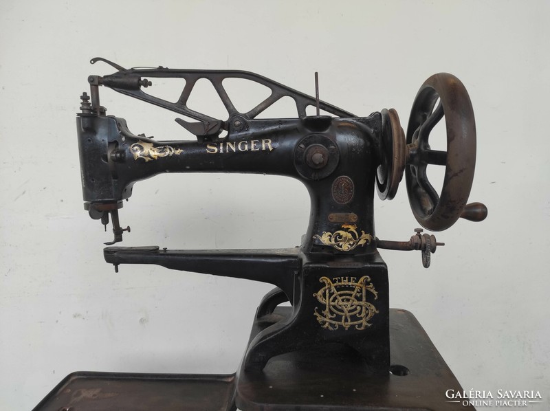 Antique shoemaker singer leather sewing machine sewing machine cobbler tool rare decorative leather sewing tool 763 6872