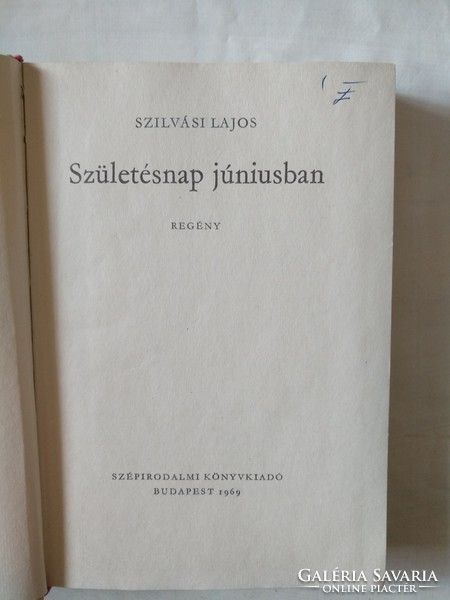 Lajos Szilvási: birthday in June, recommend!