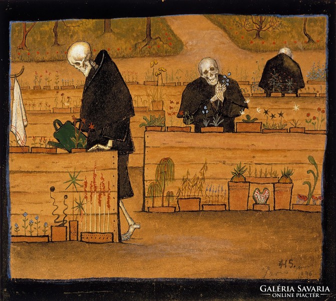 Hugo Simberg - The Garden of Death - Reprint