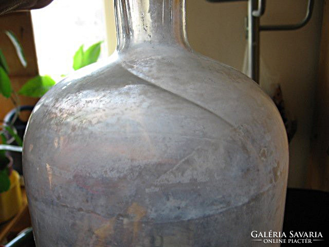Antik huta nagy  balonüveg, palack