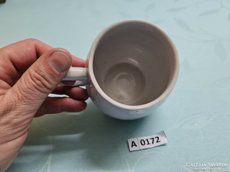 A0172 Köbánya porcelain factory 1954-57 belly mug
