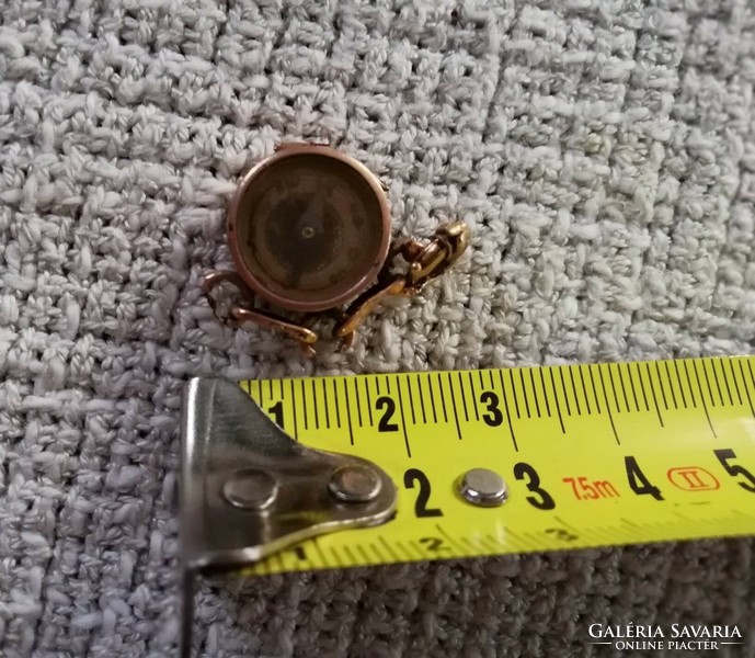 Gold compass from an antique officer's chain