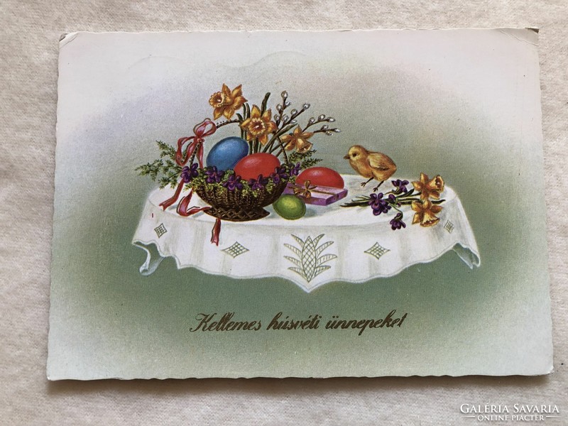 Old Easter postcard, copy - Józsefné Hatvany -3.