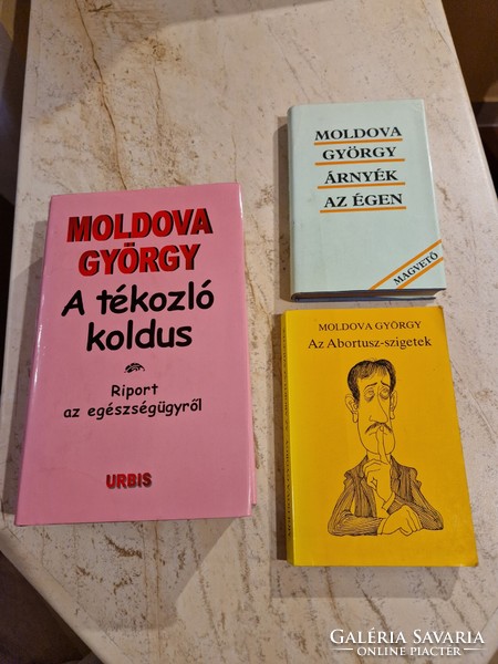 Dedikált Moldova György könyvek
