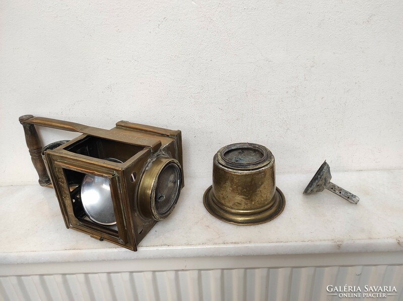 Antique railway bakter carbide brass lamp 306 6708