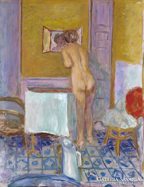 Pierre Bonnard - Akt a fürdőszobában - reprint