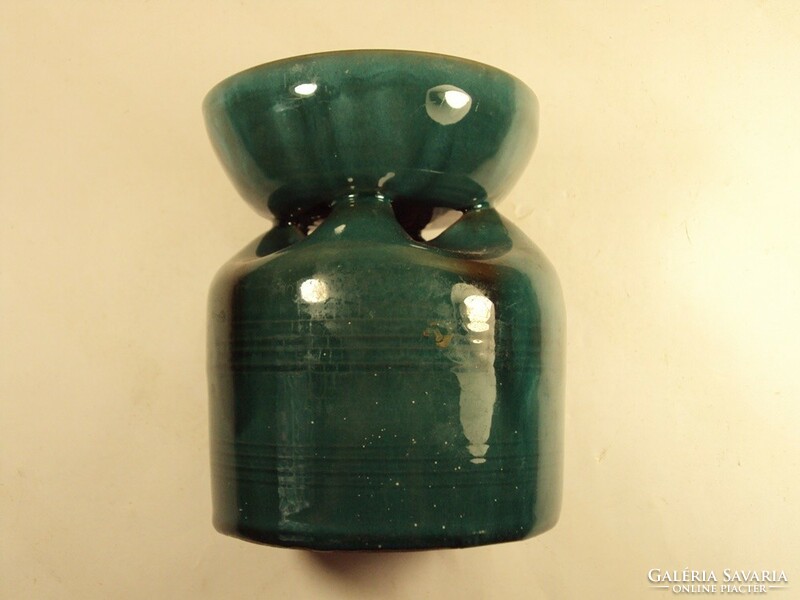 Retro old ceramic candle holder kalman aniko ceramicist