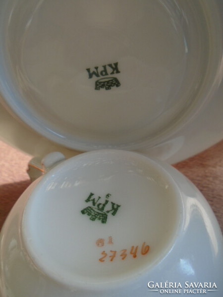 Luxus KPM Berlin KIRÁLYOK porcelánja új, nem használt, kiváló ajándék lehet ÚJ ÚJ.