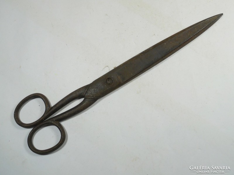 Old iron scissors rb solingen - total length: 23.5 cm