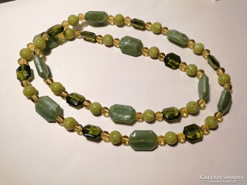 Retro green necklace (37)