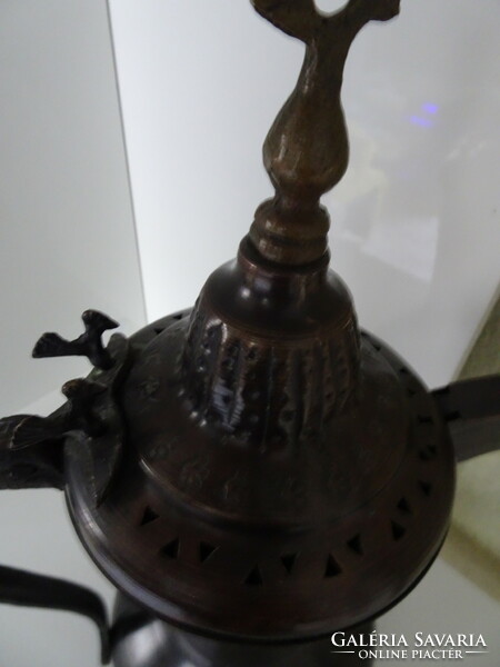 Antique Bronze Ottoman Middle Eastern Arabic Coffee Pot