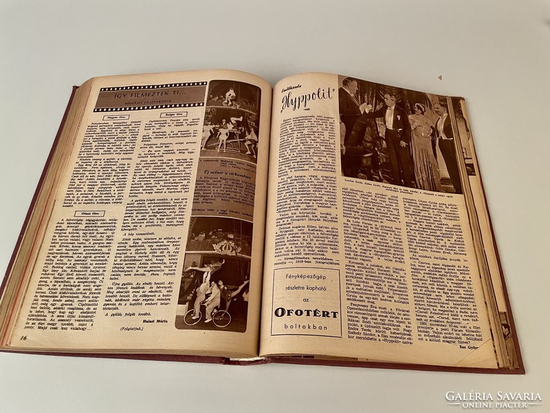 Színház és mozi hetilap összekötve 1956