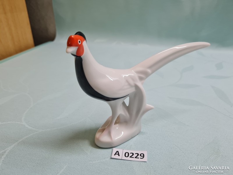 A0229 porcelain art deco pheasant 18 cm
