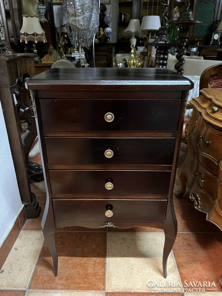 4-drawer neo-empire style chest of drawers