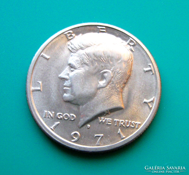 USA - 1971 USA - 1971 "D" – Kennedy Half Dollar – ½ Dollár