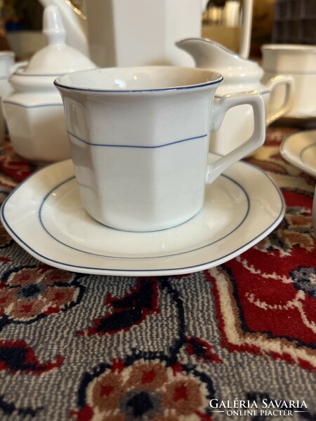 Schönbrunn porcelain tea/coffee set, 6 persons, in display case