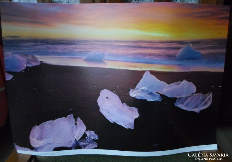 Poster 21.: Jökulsárlón glacier lake, Iceland (photo; ice)