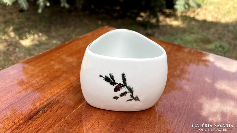 Aquincum porcelain Szeged cigarette offering souvenir small bowl