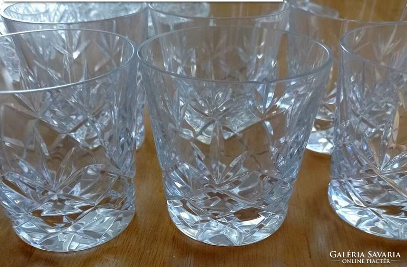Crystal whiskey glasses