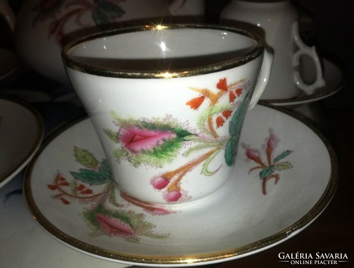 Antique petrus regout & co. Maastrich coffee cappuccino stoneware set 1883
