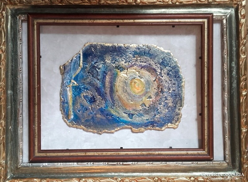 From a Prima prize-winning artist: Zsófia Károlyfi, 40x30 cm meringue, in eosin frame, with certificate /1952