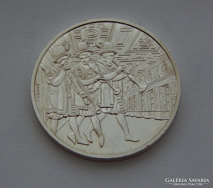 Ezüst 10 Euro, Schloss Ambras,  2002-es év, 925-ös finomság, kiváló tartás
