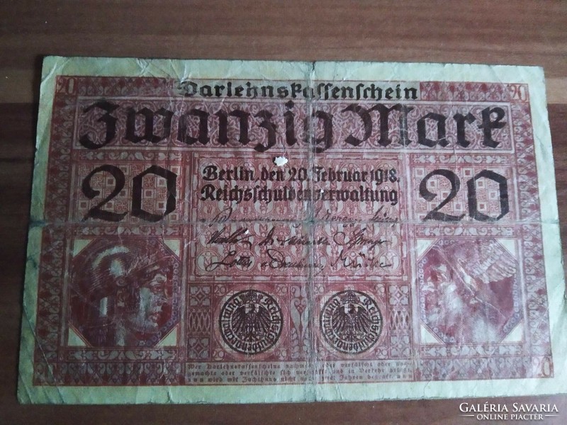 20 Márka, 1918-as kiadás
