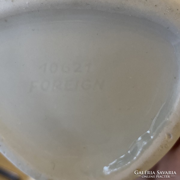 Antik porcelán őzikés váza