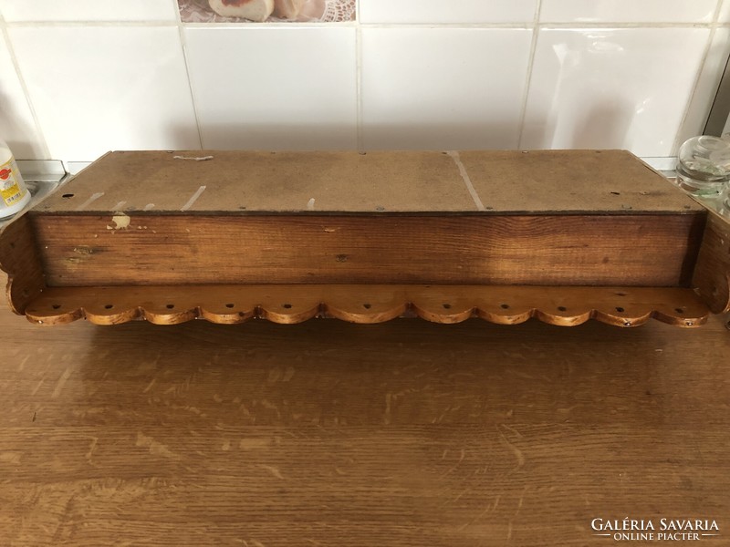 Antique wooden special spice shelf