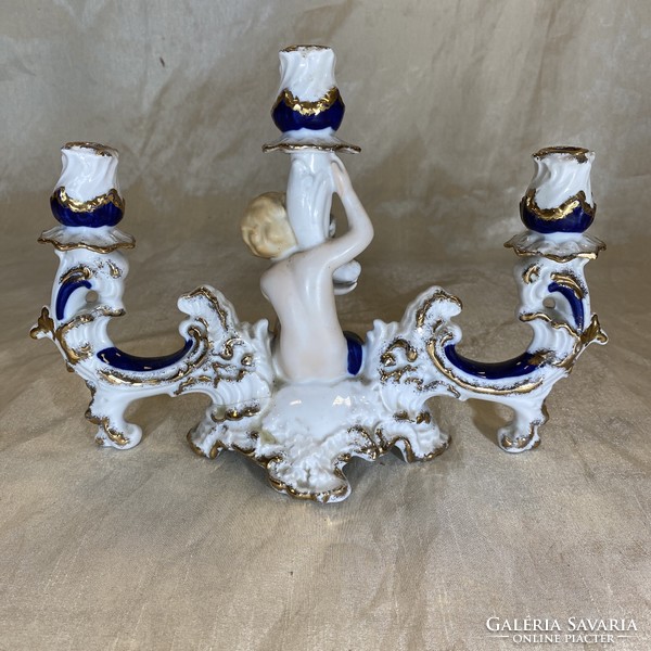 Regent angelic porcelain candle holder