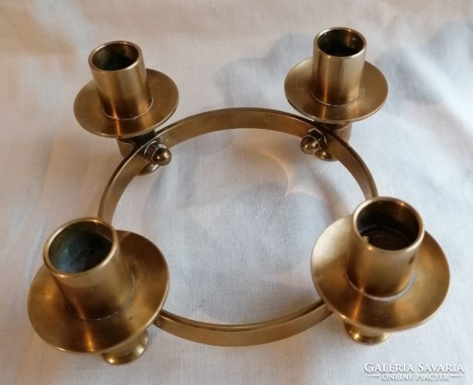 Very nice copper candle holder.