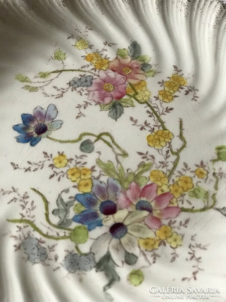 Antique faience on a plate