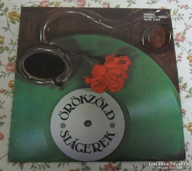 Örökzöld Slágerek  bakelit nagy lemez. 1976-os kiadás