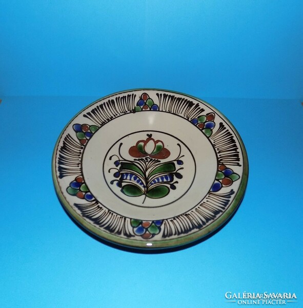 Folk ceramic wall plate diameter 27 cm (n)