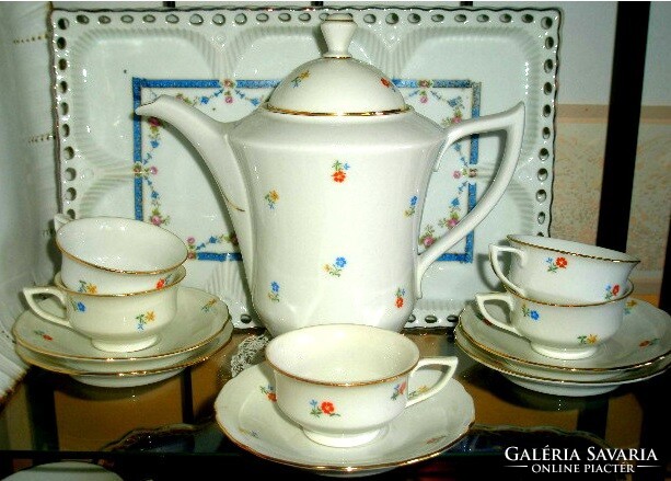 Bohemian coffee porcelain set
