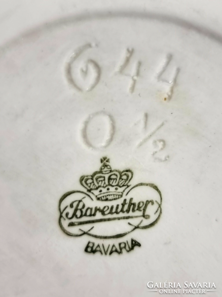Bareuther Bavaria festetlen porcelán kávéskanna,(0,5 l) WW2 korszaka 1940-es évek.